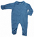 Pyjamas med mansjetter for votter og føtter (Finribbet) Blå striper
