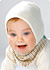 Baby-lue (Frotté) Naturhvit