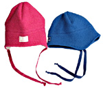 Knytelue (Ull/ bomull) Rosa og Blå Knytelue (Ull/ bomull) Rosa og Blå