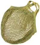 Handlenett (Streng) Naturhvit, Rød-rosa og Lime-gul Handlenett (Streng) Naturhvit, Rød-rosa og Lime-gul